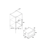 "Einbau-Backofen Schwarz Mikrowelle Combi 38cm für Wandmontage".