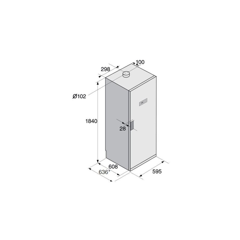 ASKO DC7784VS Stainless steel cabinet cabinet, Ventilated, 184 cm, 16m Laying