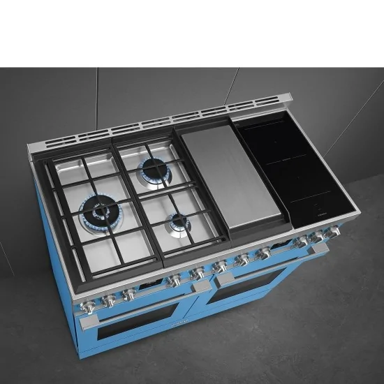 Smeg Cucina 120x60 cm: Misto Gas Piano Cottura.