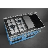 Smeg Cucina 120x60 cm: Misto Gas Piano Cottura.