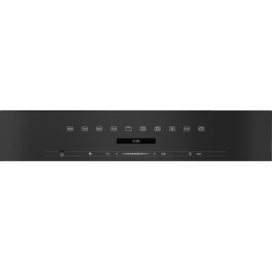 Einbau-Mikrowelle M 7244 TC VitroLine Schwarz 46L