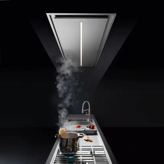 Barazza Cm. 90 Inox - Ceiling hood - Professional Suitechen Eduardor