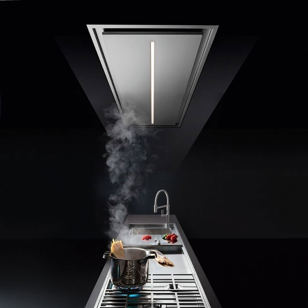 Barazza Cm. 90 Inox - campana de techo - extractor de cocina profesional