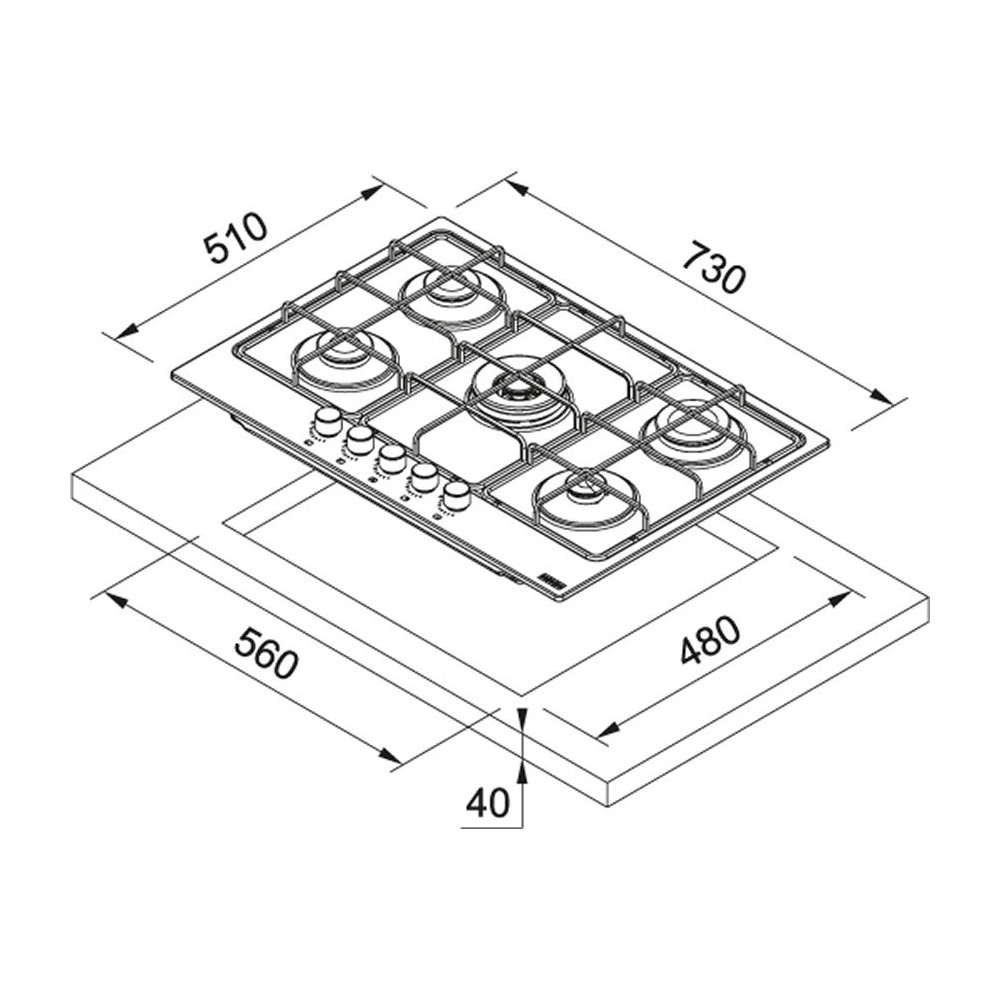franke FHSM 755 4G DC OA E Avena