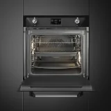 Smeg SOP6902S2PN Four à Pizza Thermoventilé, Pyro Vapeur & Vapeur Combinée - 60cm Noir