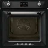Smeg SOP6902S2PN 强制空气披萨烤箱、Pyro 蒸汽和组合蒸汽 - 60 厘米黑色