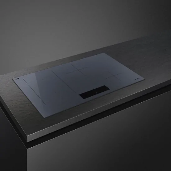 “海王星灰色玻璃陶瓷 SMEG 电磁炉”