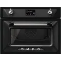 Smeg SO4902M1N Compact four micro-ondes, noir