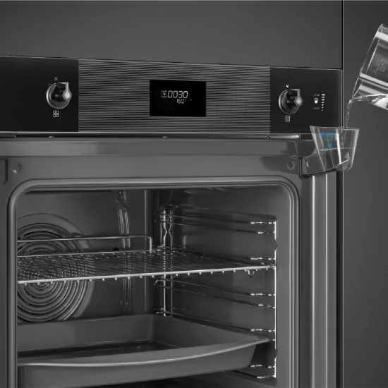 Furnace Smeg SO6101S2B3 with Vapore 60cm | Display CompactScreen | DueG Store