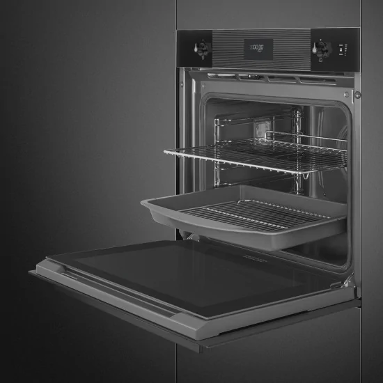 Furnace Smeg SOP6101S2B3 配有蒸汽和皮罗解 60cm QQ DueG 存储器