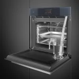 "Smeg Kombi-Backofen H45Cm: Dampf, Mikrowelle und Effizienz!"