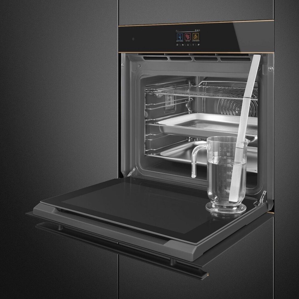 Furnace Smeg SO6604S4PNR Combined Steam 60 cm | DueG Store