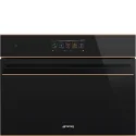 Smeg SO4606WM2PNR - Combined Microwave, 45 cm, Class A : colours - Black