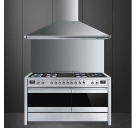 "Smeg 150x60cm gas cooker: The Excellence of design in the Kitchen (англ.).