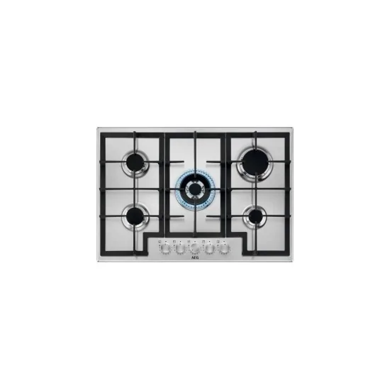 Aeg HGB75420SM Cuisinière à gaz Ligne mince 75 cm 9 niveaux de puissance