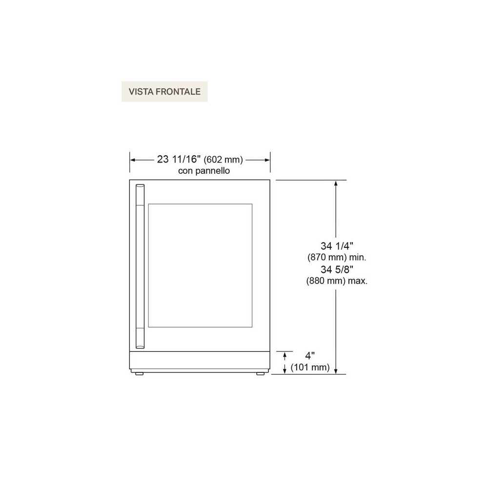 Underwood recessed cellar:elegant Design and Value