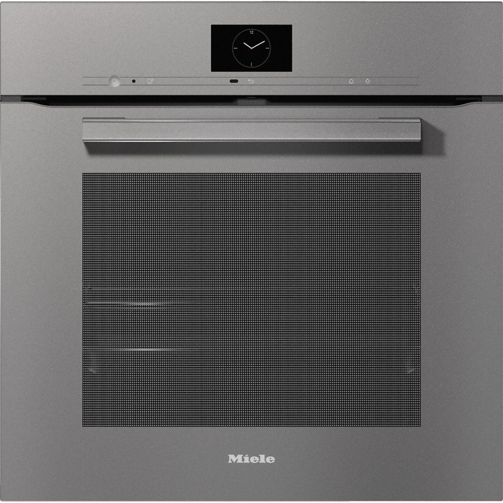 Miele H 7660 BP VitroLine 石墨灰嵌入式烤箱 | 探针、蒸汽、 pyrolytic自清洁、BrillantLight照明