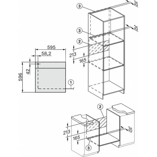 Einbau-Backofen Miele H 7860 BP VitroLine - Graugraphit