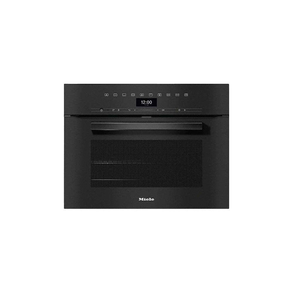 Miele H 7440 B VitroLine OBSW Compact Oven 49L, Black Obsidian