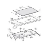 Miele Км 7999 фр | План индукции 94 см TempControl & Inox Framework
