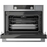 Asko OCSM 8487 s Full Dampf kombinierter Ofen und Mikrowelle, 45 cm Stahl