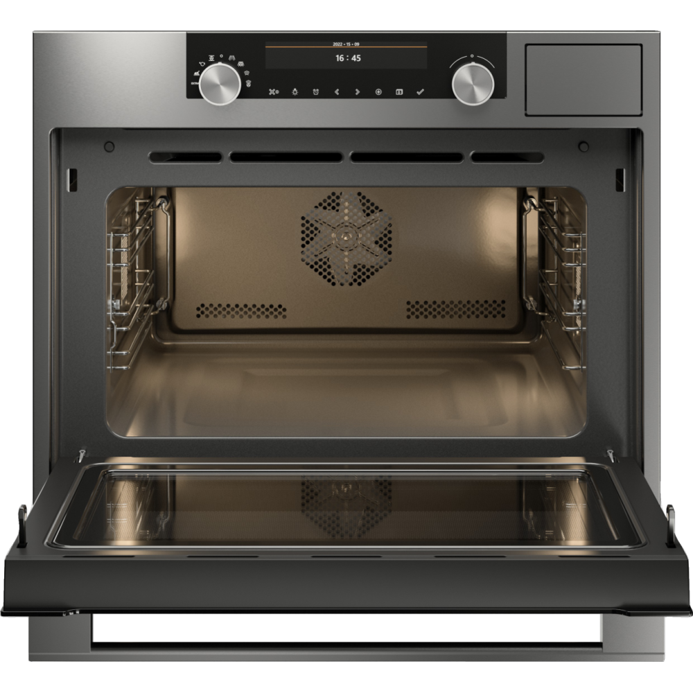 Asko OCSM 8487 s Full Steam combined oven and microwave, 45 cm steel