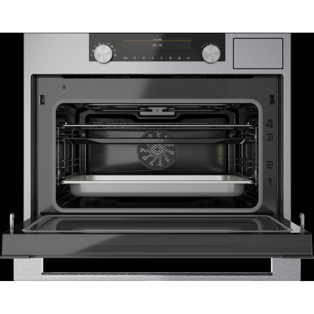 Asko OCSM 8487 s Full Steam combined oven and microwave, 45 cm steel