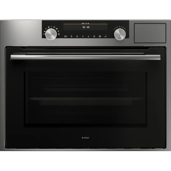 Asko OCSM 8487 S Forno combinato Full Steam e microonde, 45 cm Acciaio