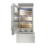 Cantinetta Prosciutteria con anta in vetro