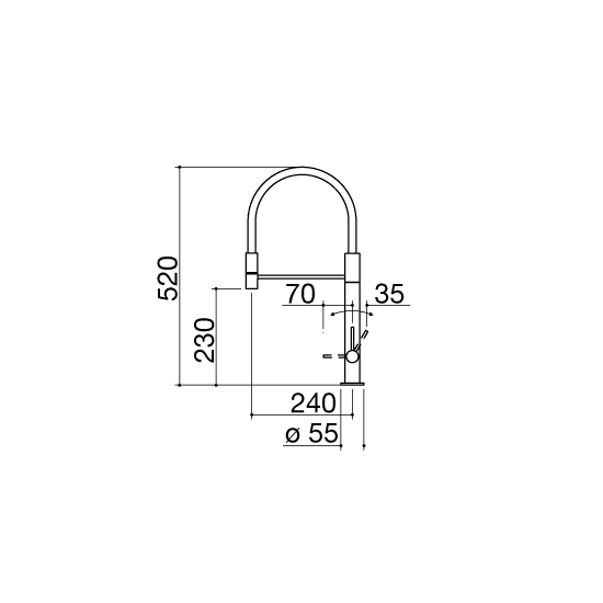 Barazza 1RUBCY CITY ONE MISCHBATTERIE