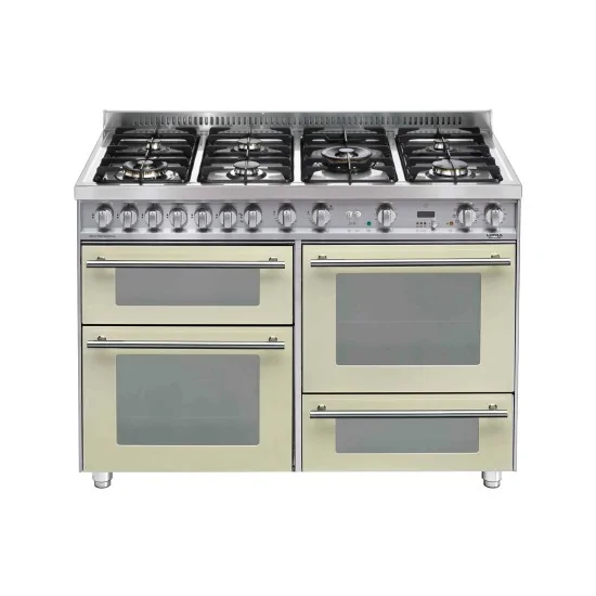 La cuisine ivoire Lofra PBI126SMFET+DMFT/2AEO avec 3 fours et tiroir chauffant : le mélange parfait de design, de fonctionnalité