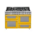 Cocina Lofra Amarilla PG126SMFET+DMFT/2AEO 120cm con 3 Hornos