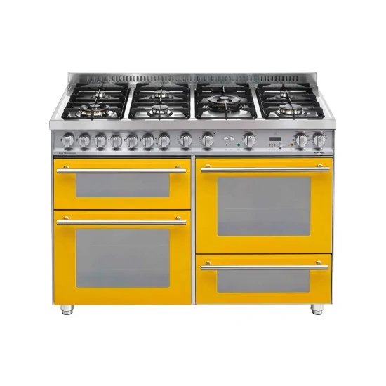 Cucina Lofra Gialla PG126SMFET+DMFT/2AEO 120cm con 3 Forni