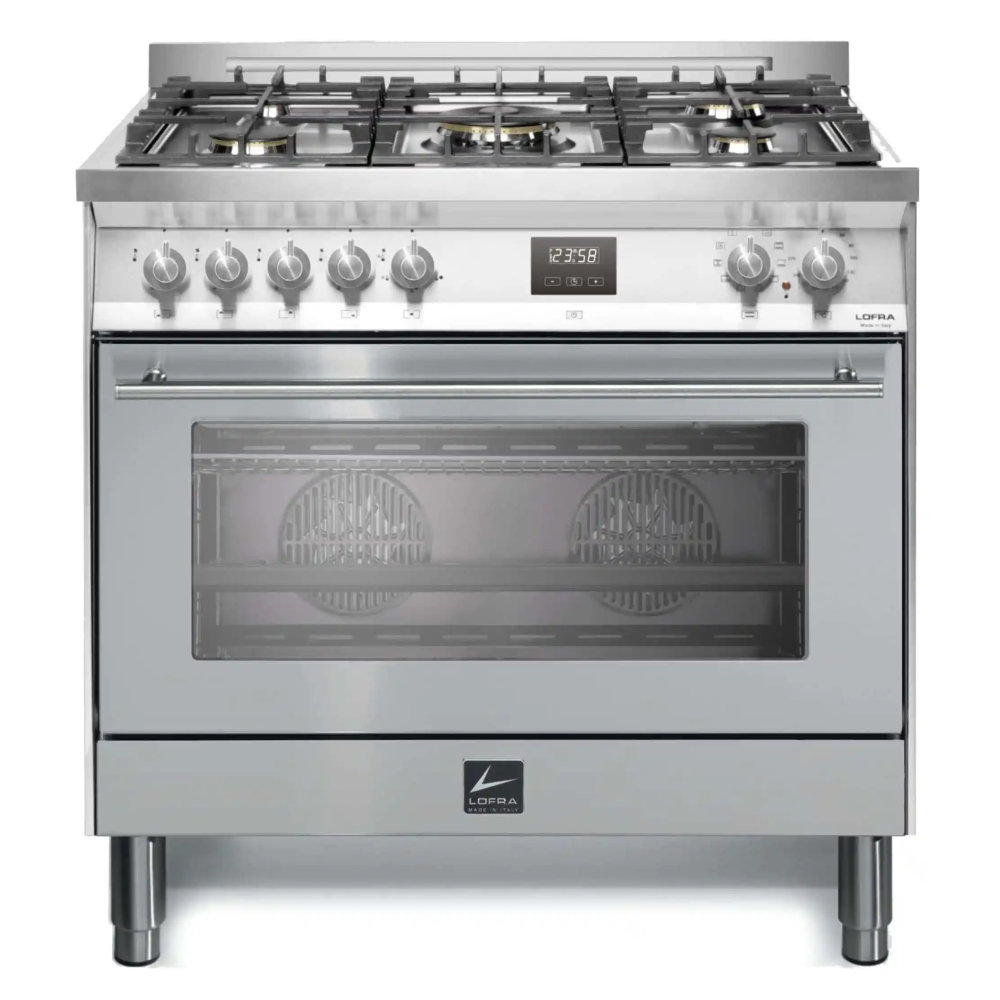 Lofra PG96WMFT - Venezia kitchen 90x60 cm with electric oven with 5 valved gas burners, including a triple crown burner.