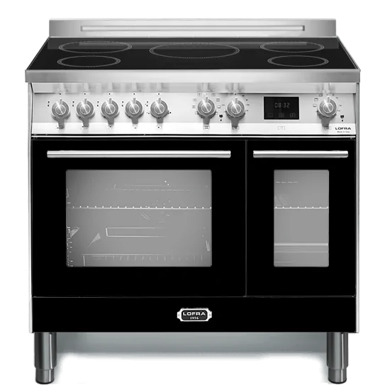Lofra Venedig 90 cm Induktionsküche, Doppelofen, 5 Induktionsbereiche | Duegstore.com