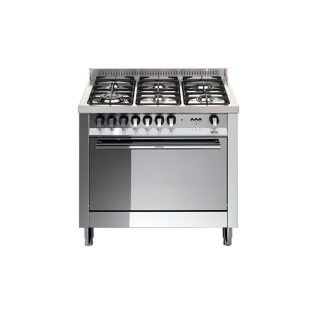 Lofra MG96MF/Cis: Kitchen 90cm Steel with Multifunction Oven | https://duegstore.com/en/2-home