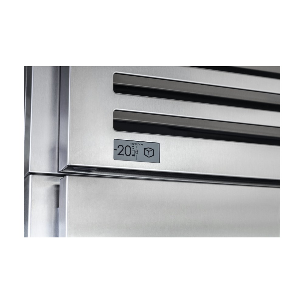 Refrigerador de acero inoxidable con fabricante de hielo: ¡Una solución profesional sin pari!