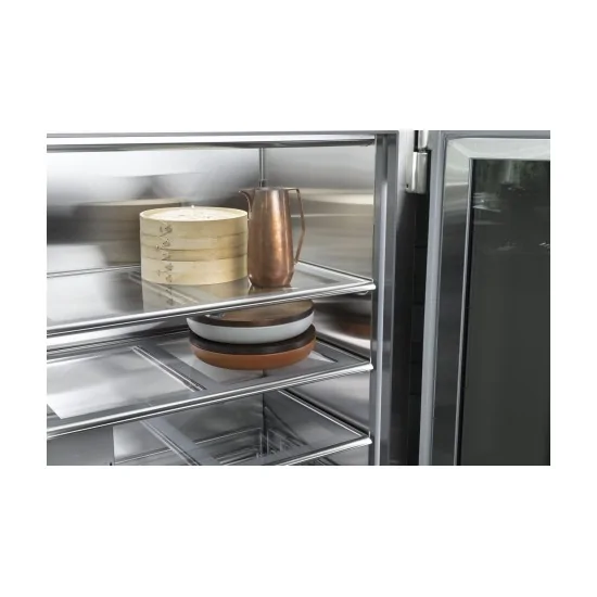 Refrigerador de acero inoxidable con fabricante de hielo: ¡Una solución profesional sin pari!