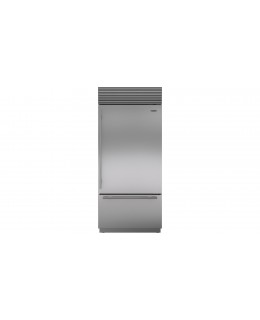 bottom mount refrigerator/freezer with ice maker and internal filtered water dispenser