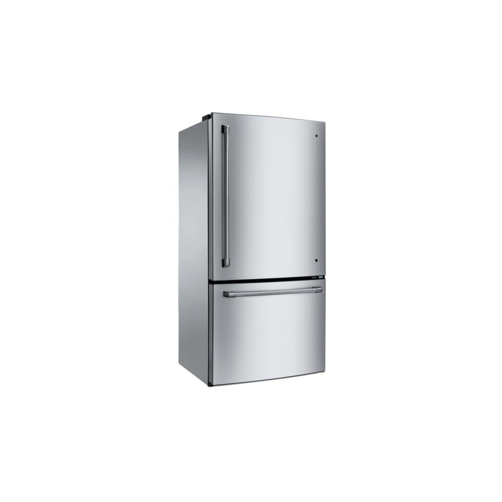 冰箱底部以四舍五入门和边无锈钢结晶和专业无锈钢管处理