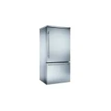 bottom mount refrigerator with internal water dispenser and icemaker panelled total stainless steel Elegance handles Ilve