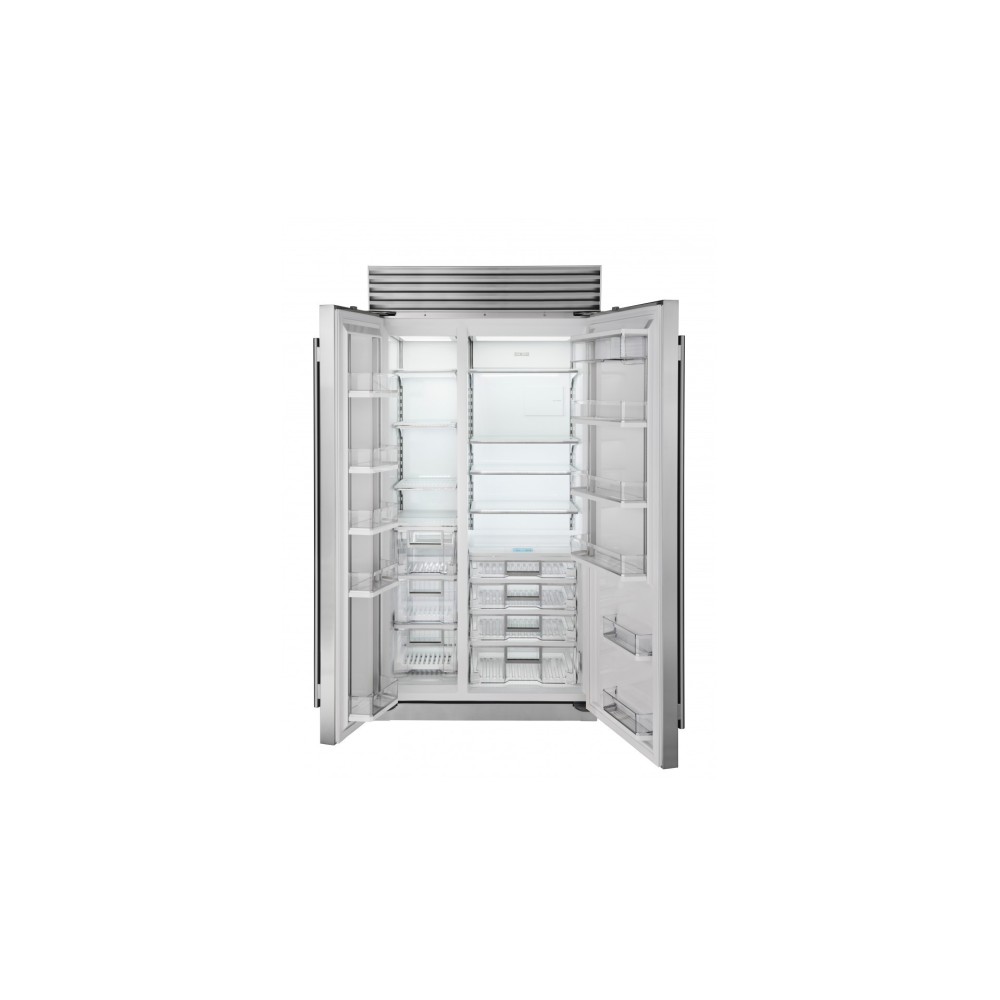 Side by Side Refrigerator with Ice Maker Sub-Zero.