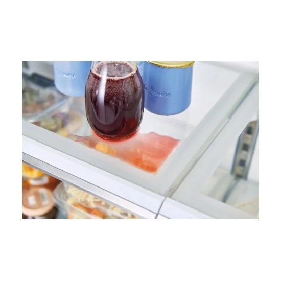 Tres puertas Largo 120cm Refrigerador con Helado.