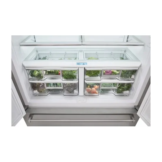 Tres puertas Largo 120cm Refrigerador con Helado.