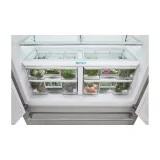 Tres puertas Largo 120cm Refrigerador con Helado.