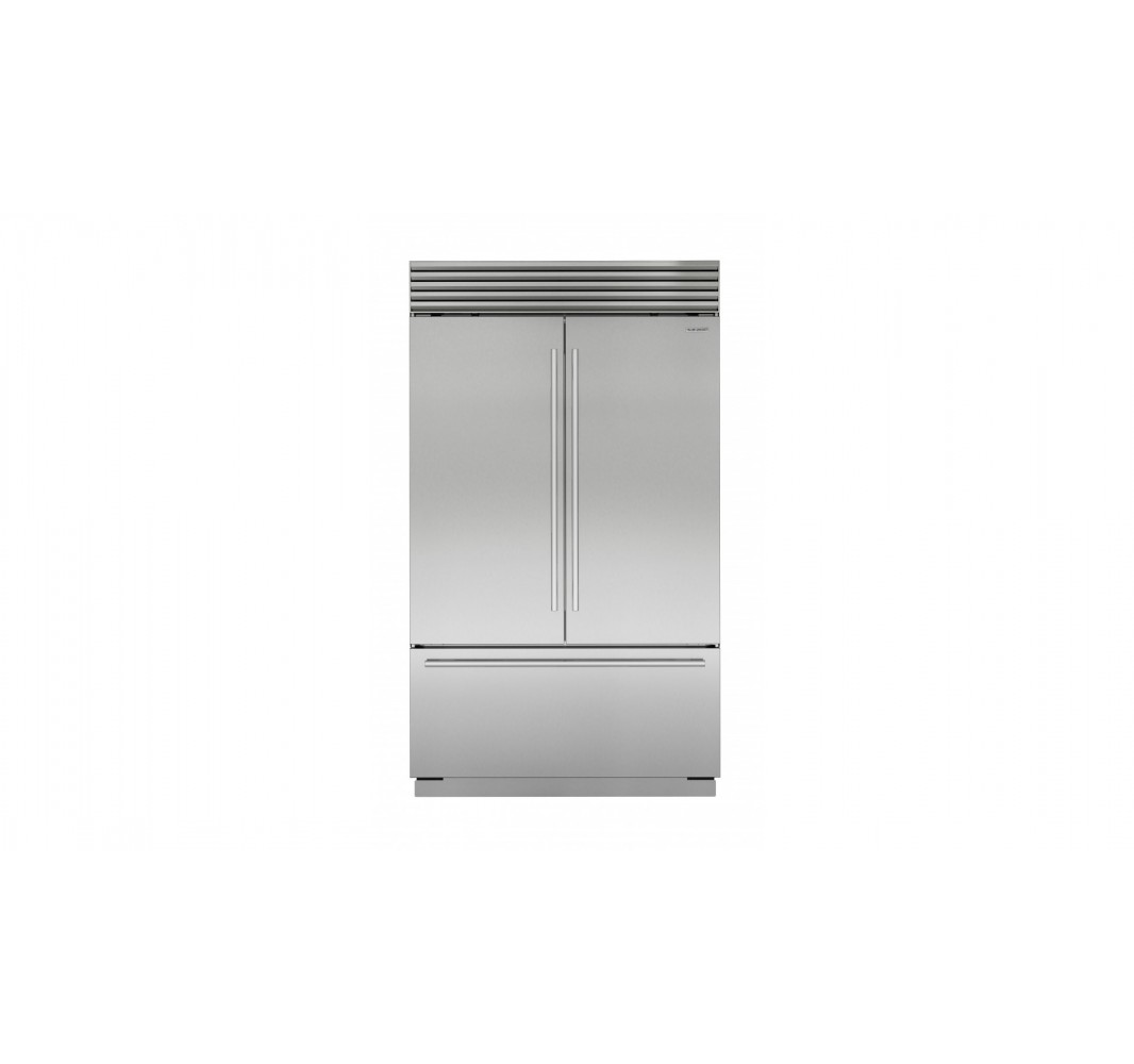 трехдверный холодильник/морозильник с льдогенератором и внутренним диспенсером для воды