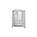 Frigo lado-By-Side con hielo y agua filtrada.