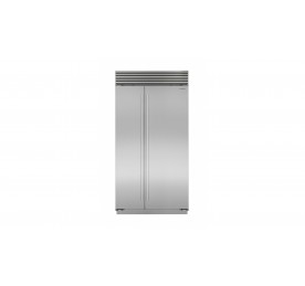 réfrigérateur/congélateur side-by-side avec distributeur interne d'eau filtrée et de glaçons