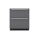 undercounter refrigerator with two drawers