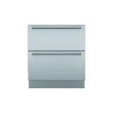 Undercounter Freezer with Drawers and Ice Maker.